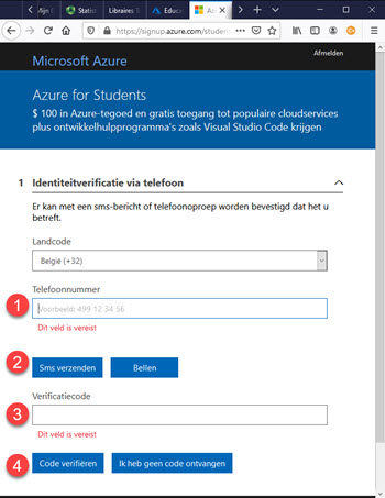 Identiteitverificatie via telefoon